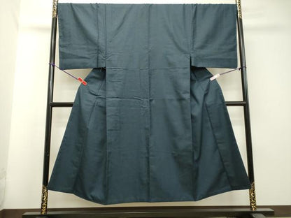 平和屋着物●男性　紬　アンサンブル　100亀甲　総詰め　正絹　逸品　DAAS2460tw