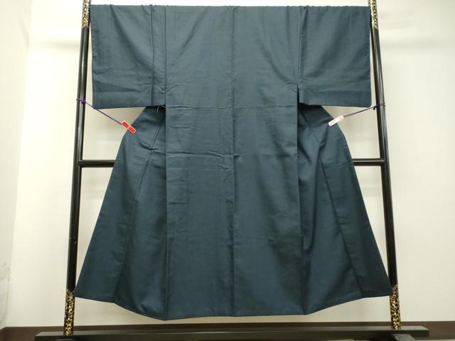 平和屋着物●男性　紬　アンサンブル　100亀甲　総詰め　正絹　逸品　DAAS2460tw