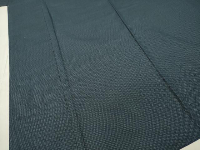 平和屋着物●男性　紬　アンサンブル　100亀甲　総詰め　正絹　逸品　DAAS2460tw