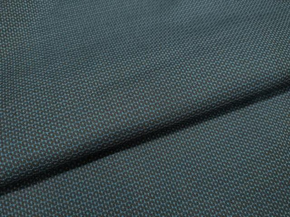 平和屋着物●男性　紬　アンサンブル　100亀甲　総詰め　正絹　逸品　DAAS2460tw