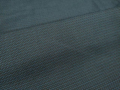 平和屋着物●男性　紬　アンサンブル　100亀甲　総詰め　正絹　逸品　DAAS2460tw