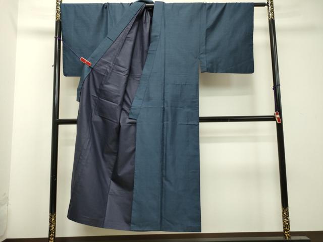 平和屋着物●男性　本場大島紬　アンサンブル　100亀甲　総詰め　正絹　逸品　DAAS2463tw