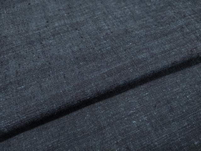 平和屋着物●男性 紬 アンサンブル ミッドナイトブルー色 正絹 逸品 DAAS2488tw