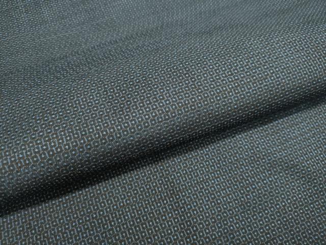 平和屋着物●男性 本場大島紬 アンサンブル 100亀甲 総詰め 正絹 逸品 DAAS2489tw