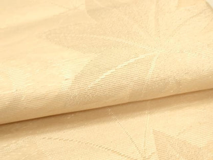 平和屋着物＊夏物　六通柄袋帯　流水楓文　銀糸　正絹　逸品　DAAS2589cm