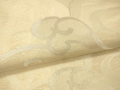 平和屋着物＊夏物 六通柄袋帯 立波文 銀糸 正絹 逸品 DAAS2613cm