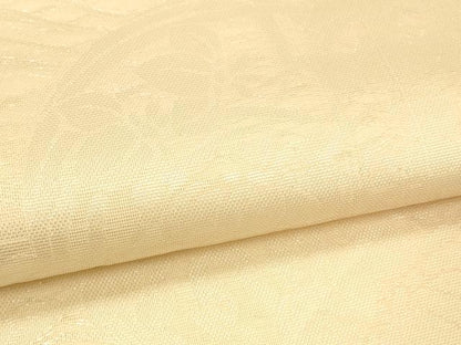 平和屋着物＊夏物 六通柄袋帯 草花文 銀糸 正絹 逸品 DAAS2905cm