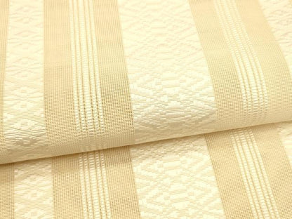 平和屋着物＊夏物 本場筑前博多色 八寸名古屋帯 紗献上 肌色 正絹 逸品 DAAS2973cm