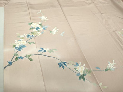 平和屋着物●本加賀友禅作家 南克治 訪問着 枝花文 暈し染め 正絹 逸品 DAAS3019ps