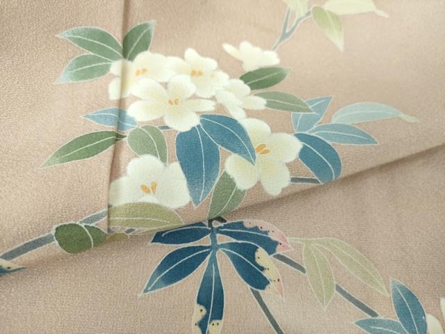 平和屋着物●本加賀友禅作家 南克治 訪問着 枝花文 暈し染め 正絹 逸品 DAAS3019ps