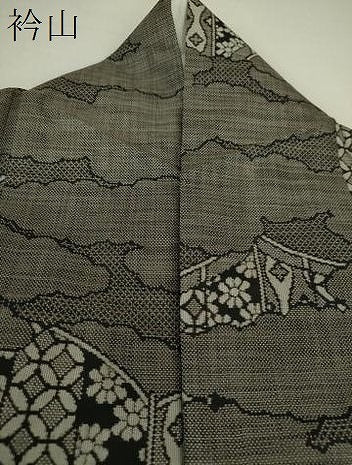 平和屋着物●本場大島紬 9マルキ 総絣 雲取り幔幕花文 正絹 逸品 DAAS3033ps