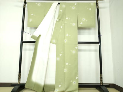 平和屋着物●上質な小紋 辻が花 蛍暈し 正絹 逸品 未使用 DAAS3036ps