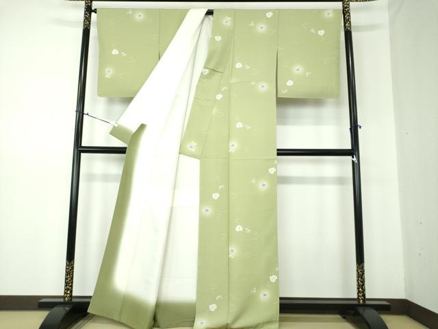 平和屋着物●上質な小紋 辻が花 蛍暈し 正絹 逸品 未使用 DAAS3036ps