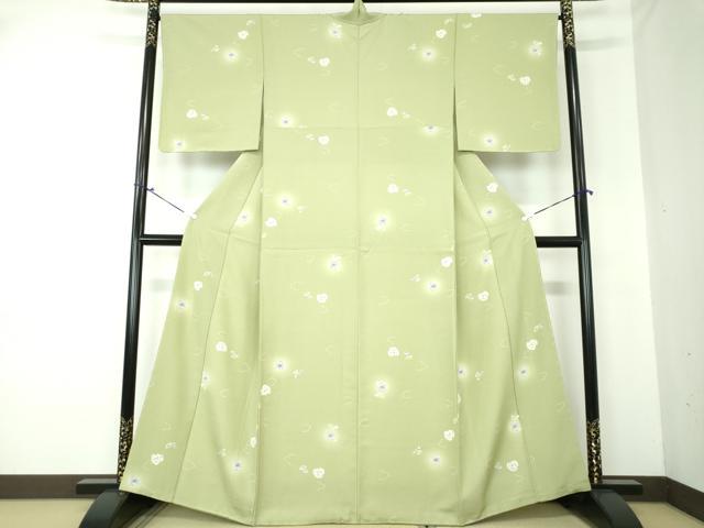 平和屋着物●上質な小紋 辻が花 蛍暈し 正絹 逸品 未使用 DAAS3036ps