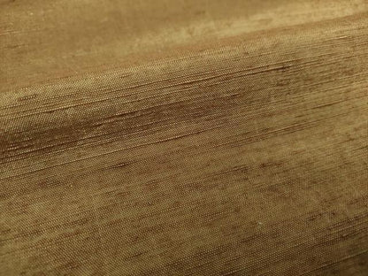 平和屋着物●上質な紬　色無地　朽葉色　正絹　逸品　DAAS3063ps