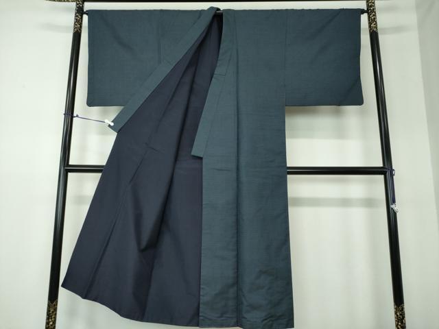 平和屋着物●男性 本場大島紬 アンサンブル 長羽織 100亀甲 総詰め 正絹 逸品 DAAS3070ps