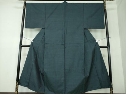 平和屋着物●男性　本場大島紬　アンサンブル　長羽織　　正絹　逸品　DAAS3073ps