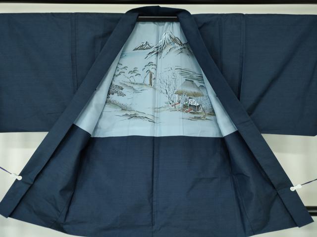 平和屋着物●男性　本場大島紬　アンサンブル　亀甲柄　正絹　逸品　DAAS3085ps