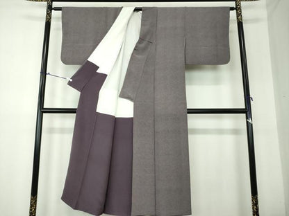 平和屋着物●江戸小紋　鮫小紋柄　正絹　逸品　DAAS3136ps