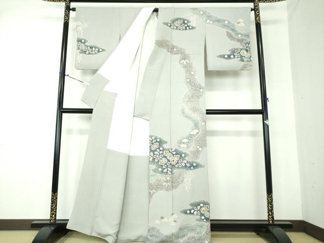 平和屋着物●訪問着　絞り　辻が花　正絹　逸品　DAAS3143ps