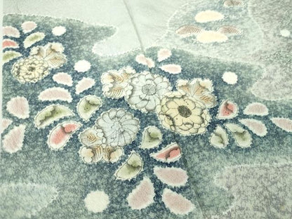 平和屋着物●訪問着　絞り　辻が花　正絹　逸品　DAAS3143ps