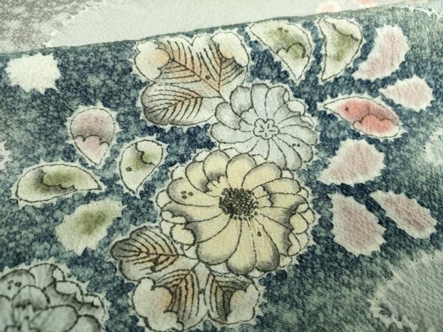 平和屋着物●訪問着　絞り　辻が花　正絹　逸品　DAAS3143ps