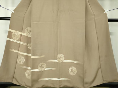 平和屋着物●訪問着 刺繍 草葉丸文 金彩 正絹 逸品 DAAS3168ps