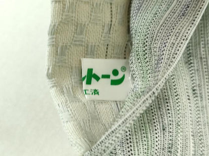 平和屋着物▽両面 全通柄袋帯 スリーシーズン帯 春 夏 秋 横段文 正絹 逸品 DAAS3180ps