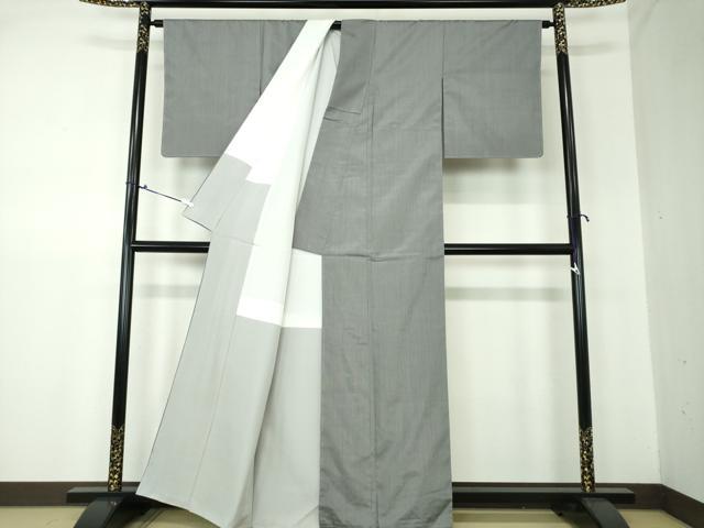 平和屋着物○上質な紬 縞 正絹 逸品 未使用 DABE5345ps
