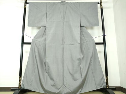 平和屋着物●上質な紬　縞　正絹　逸品　未使用　DABE5345ps