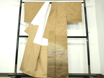 平和屋着物●本場染大島紬 訪問着 段霞文 ますいわ屋扱い 正絹 逸品 DAAS3327ps