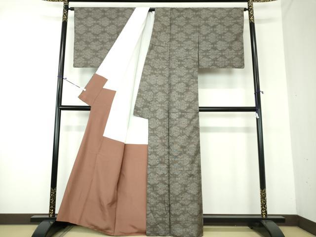 平和屋着物●本場大島紬　9マルキ　花菱文　正絹　逸品　DAAS3353ps