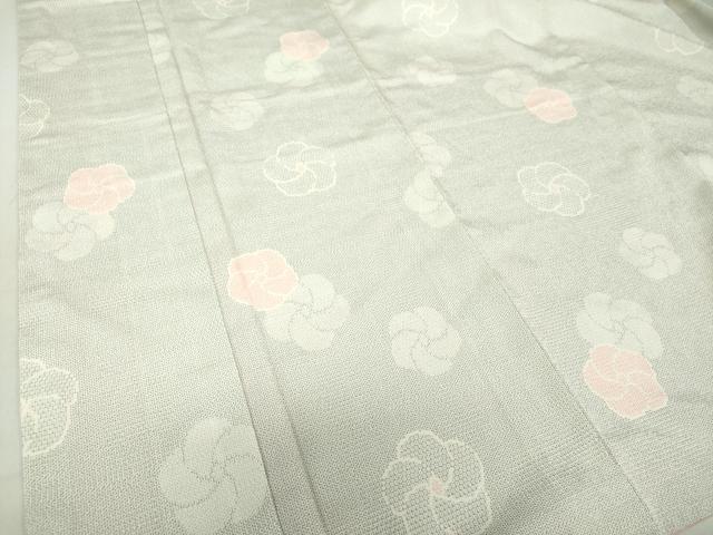 平和屋着物●本塩沢 110亀甲 捻梅 正絹 逸品 未使用 DAAS3373ps