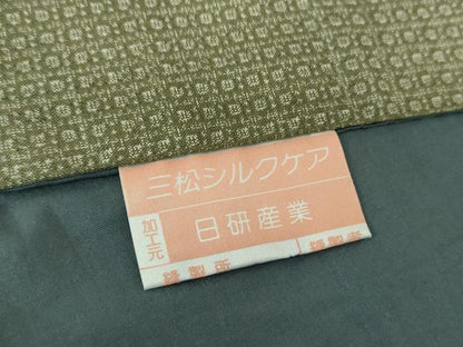 平和屋着物●男性 本場大島紬 有馬柄 ふもと謹製 証紙付き 正絹 逸品 未使用 DAAS3376ps