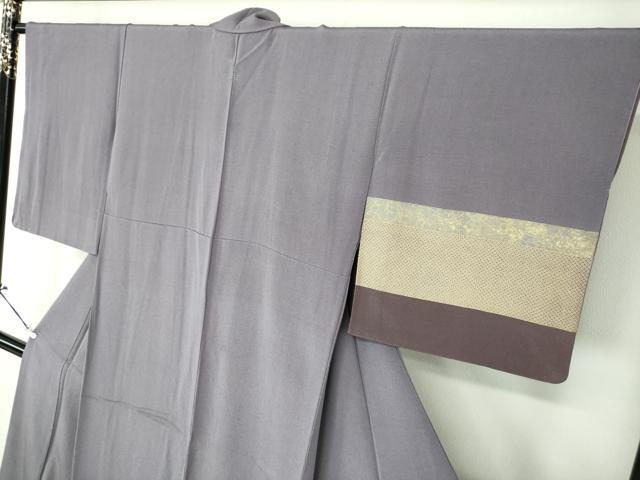 平和屋着物●訪問着 駒刺繍 鹿の子横段文 鬼しぼ縮緬 金彩 正絹 逸品 DAAS3429ps