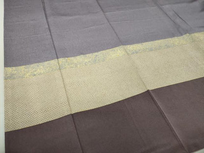 平和屋着物●訪問着 駒刺繍 鹿の子横段文 鬼しぼ縮緬 金彩 正絹 逸品 DAAS3429ps