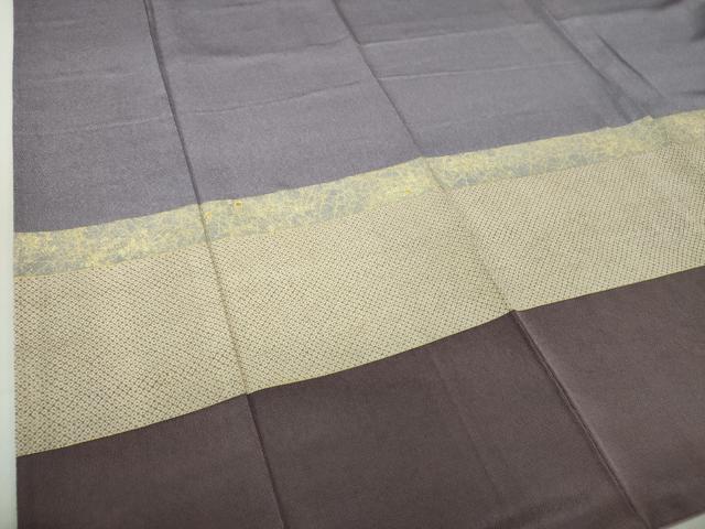 平和屋着物●訪問着 駒刺繍 鹿の子横段文 鬼しぼ縮緬 金彩 正絹 逸品 DAAS3429ps