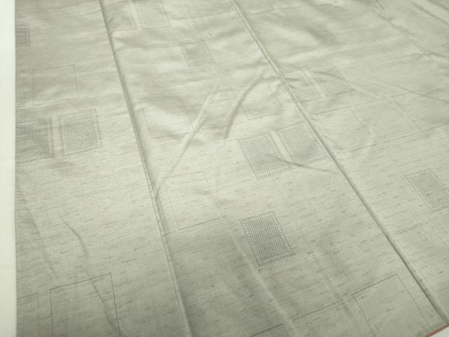 平和屋着物●髭紬 色紙文 正絹 逸品 DAAS3470ps
