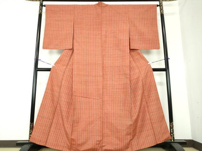 平和屋着物●上質な紬 間道 正絹 逸品 DAAS3475ps