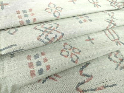 平和屋着物●上質な紬 抽象文様 正絹 逸品 DAAS3493ps