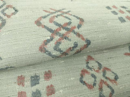 平和屋着物●上質な紬 抽象文様 正絹 逸品 DAAS3493ps