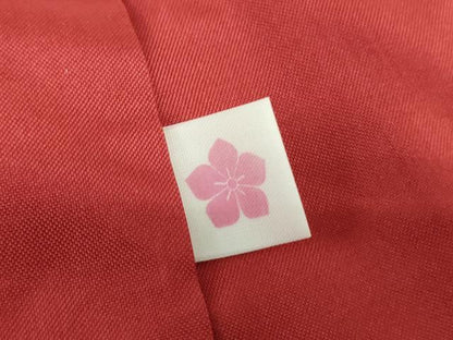 平和屋着物●本場大島紬　7マルキ　花唐草文　正絹　逸品　DAAS3496ps