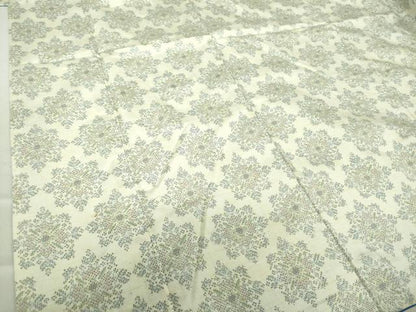 平和屋着物●上質な紬 正倉院花文 正絹 逸品 DAAS3505ps