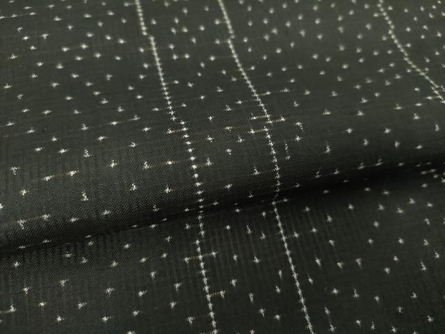 平和屋着物●本場大島紬　7マルキ　よろけ縞　正絹　逸品　DAAS3514ps