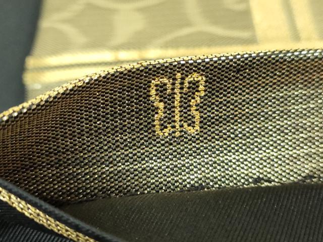 平和屋着物●西陣 川島織物 六通柄 本袋帯 亀甲花文 金糸 正絹 逸品 DAAS3542ps