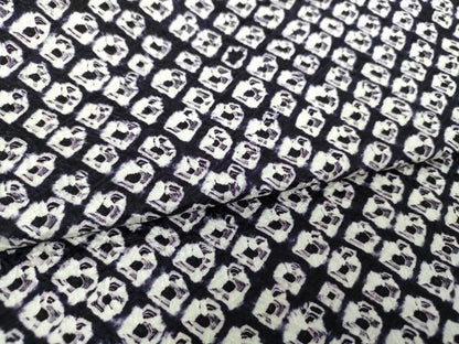 平和屋着物●九寸名古屋帯　総絞り　濃黒紅色　正絹　逸品　未使用　DAAS3585ps