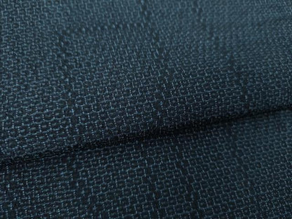 平和屋着物●本塩沢　110亀甲　幾何学文様　正絹　逸品　DAAS3699ps
