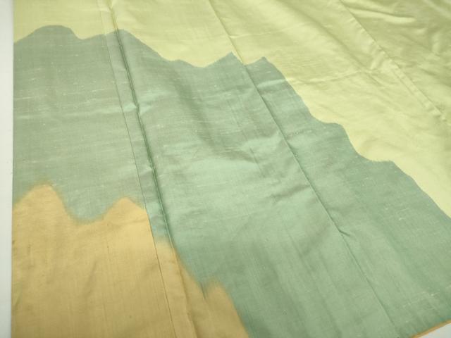 平和屋着物●訪問着 紬地 霞文 正絹 逸品 DAAS3706ps