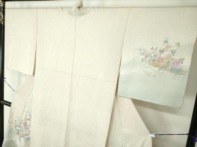 平和屋着物●金彩友禅　卓越技能者・名工・和田光正　訪問着　花筏　暈し染め　金銀彩　正絹　逸品　DAAS3713ps