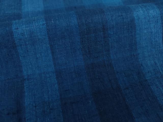 平和屋着物●本場結城紬 重要無形文化財 格子 正絹 逸品 DAAS3725ps